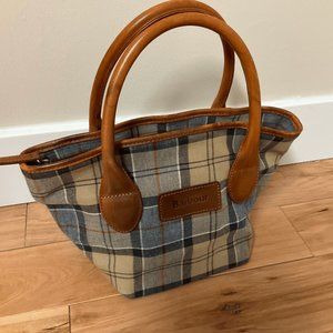 Women's Traditional Barbour Tartan Mini Tote Hand Bag
